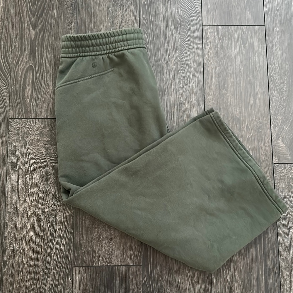 lululemon Loungeful High-Rise Wide Leg Cropped Pants, Size 10